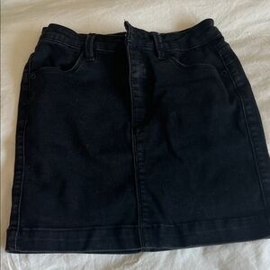 Missguided Black Mini Skirt